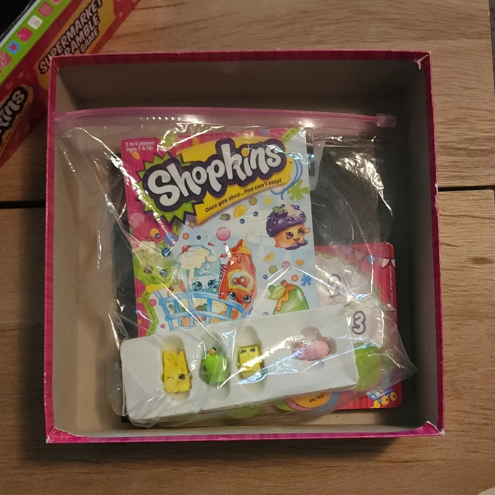 Shopkins supermarket scramble game